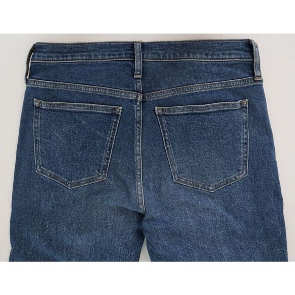 J.Crew BA610 Women's Sz 29 Blue 9" Mid-Rise Vintage Slim Straight Jeans $128 - Picture 4 of 4